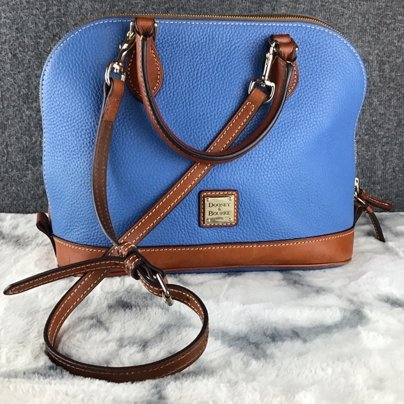 Dooney & Bourke Pebbled Leather Zip Zip Satchel - Picture 2 of 14